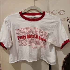 Crop tee that's has been only worn 3 times